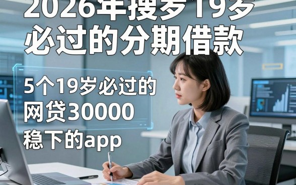 2026年搜罗19岁必过的分期借款，顺便介绍5个19岁必过的网贷30000稳下的app