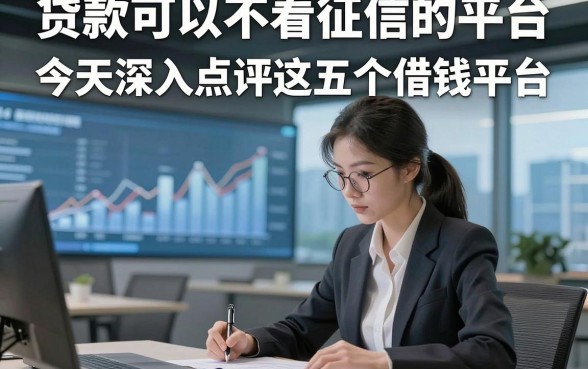 贷款可以不看征信的平台，今天深入点评这五个借钱平台！