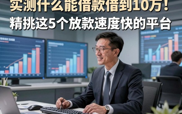 实测什么能借款借到10万！精挑​这5个放款速度快的平台