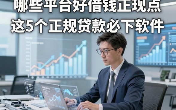 哪些平台好借钱正规点,2026年数据佐证这5个正规贷款必下软件