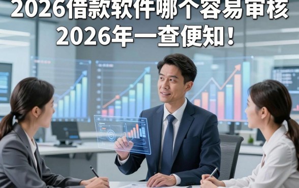 2026借款软件哪个容易审核2026年一查便知！为您呈现5个2026贷款秒放款对审核要求不高软件