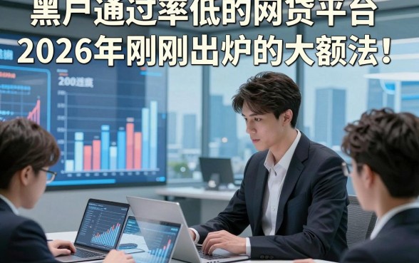 黑户通过率低的网贷平台2026年刚刚出炉的大额法！为您汇集5个黑户贷款通过率低2000自动放款的软件