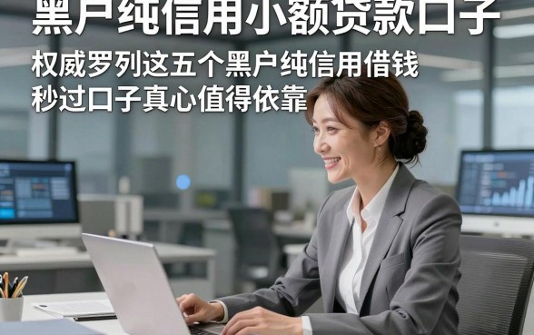 黑户纯信用小额贷款口子，权威罗列这五个黑户纯信用借钱秒过口子真心值得依靠
