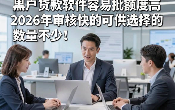 黑户贷款软件容易批额度高2026年审核快的可供选择的数量不少！，本篇精心统计这五个借款口子！
