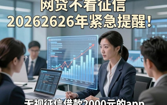 网贷不看征信20262026年紧急提醒！顺便精选五个无视征信借款2000元的app