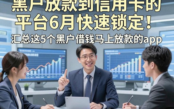黑户放款到信用卡的平台6月快速锁定！汇总这5个黑户借钱马上放款的app