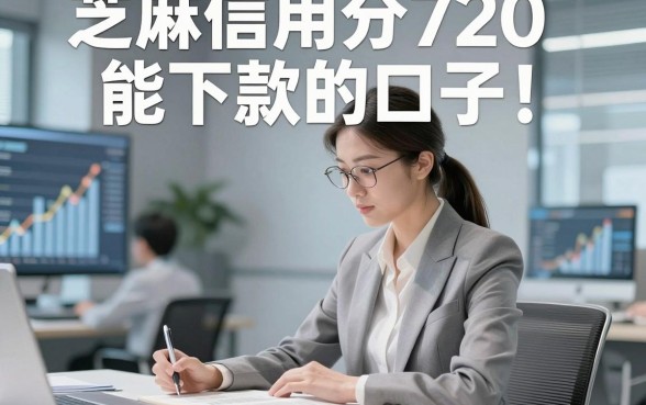 芝麻信用分720能下款的口子，精挑​这5个芝麻信用分720能借款自动放款的口子值得大家选择
