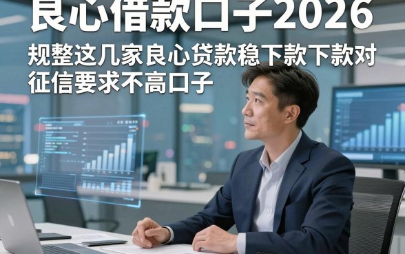 良心借款口子2026，规整这几家良心贷款稳下款对征信要求不高口子