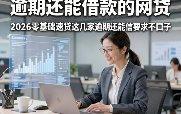 逾期还能借款的网贷，2026零基础速贷这几家逾期还能贷款对征信要求不高口子