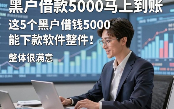 黑户借款5000马上到账，这5个黑户借钱5000能下款软件整体很满意