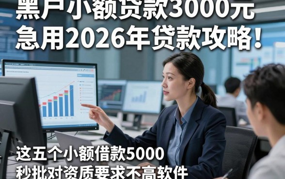 黑户小额贷款3000元急用2026年贷款攻略！带您论述这五个小额借款5000秒批对资质要求不高软件