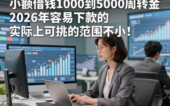 小额借钱1000到5000周转金2026年容易下款的实际上可挑的范围不小！，本文为您细致公布这五个贷款平台！