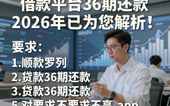 借款平台36期还款2026年已为您解析！顺便罗列五个贷款36期还款对要求不高app