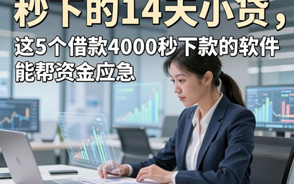 秒下的14天小贷，必备​这5个借款4000秒下款的软件能帮资金应急