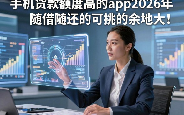 手机贷款额度高的app2026年随借随还的可挑的余地大！，今天为您隆重优选​这5个黑户借款口子！