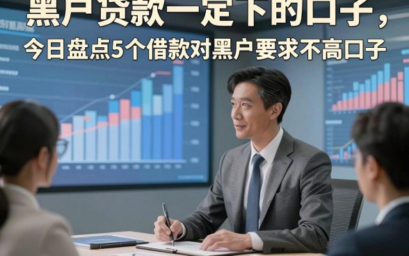 黑户贷款一定下的口子，今日盘点5个借款对黑户要求不高口子