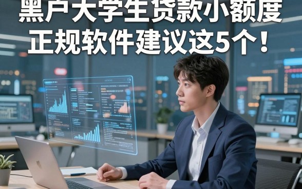 黑户大学生贷款小额度正规软件建议这5个！且看本文隆重介绍！