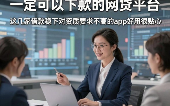 一定可以下款的网贷平台，这几家借款稳下对资质要求不高的app好用很贴心