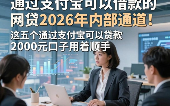 通过支付宝可以借款的网贷2026年内部通道！这五个通过支付宝可以贷款2000元口子用着顺手