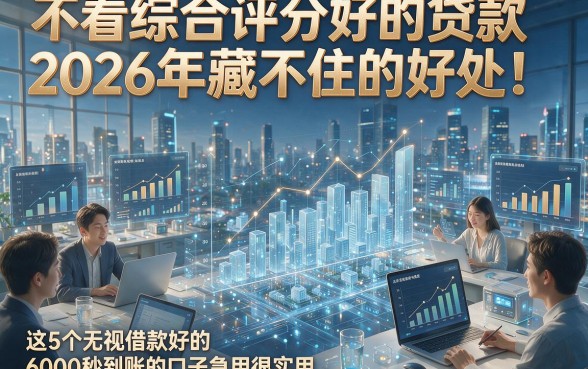 好的，根据您的要求，以下是模仿原标题创作的新标题：不看综合评分好的贷款2026年藏不住的好处！这5个无视借款好的6000秒到账的口子急用很实用