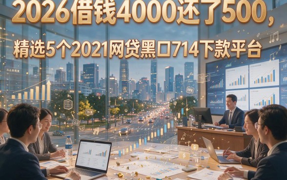 2026借钱4000还了500，精选5个2021网贷黑口714下款平台
