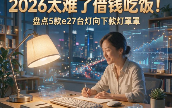 2026太难了借钱吃饭！盘点5款e27台灯向下款灯罩