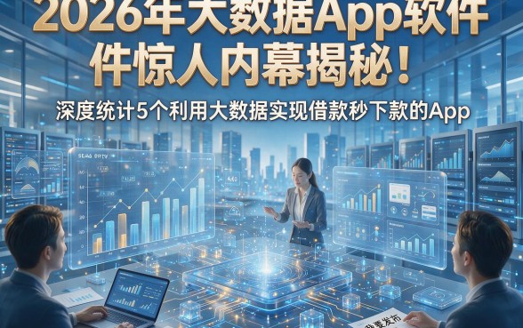 2026年大数据App软件惊人内幕揭秘！深度统计5个利用大数据实现借款秒下款的App