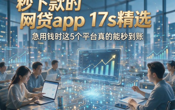 秒下款的网贷app17s精选，急用钱时这5个平台真的能秒到账