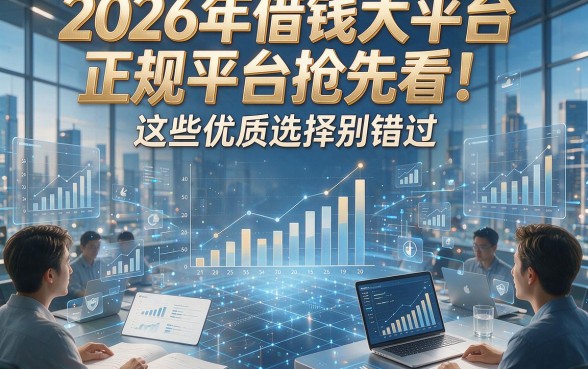 2026年借钱大平台正规平台抢先看！这些优质选择别错过！