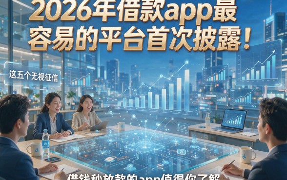 2026年借款app最容易的平台首次披露！这五个无视征信、借钱秒放款的app值得你了解