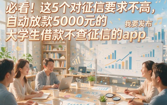 以下是根据你的要求生成的新标题：必看！这5个对征信要求不高、自动放款5000元的大学生借款不查征信的app