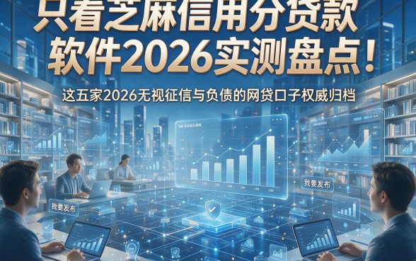 只看芝麻信用分贷款软件2026实测盘点！这五家2026无视征信与负债的网贷口子权威归档