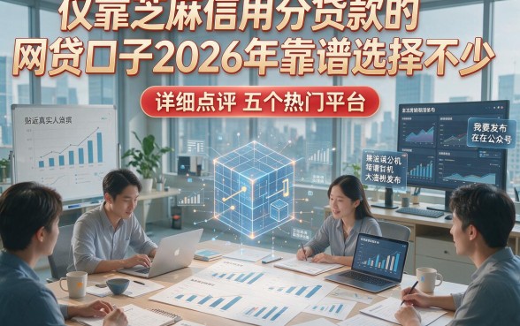 仅靠芝麻信用分贷款的网贷口子2026年靠谱选择不少，详细点评五个热门平台！
