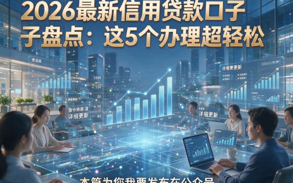 2026最新信用贷款口子盘点：这5个办理超轻松，本篇为您详细更新！