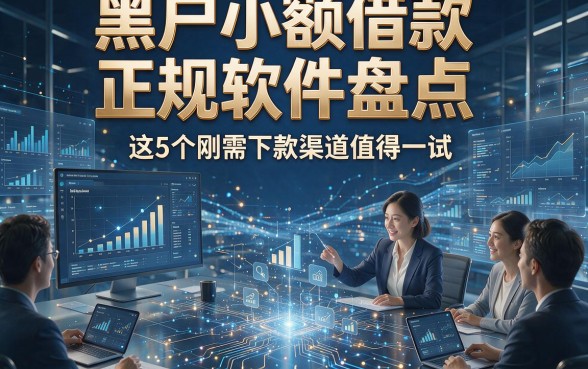 黑户小额借款正规软件盘点，这5个刚需下款渠道值得一试