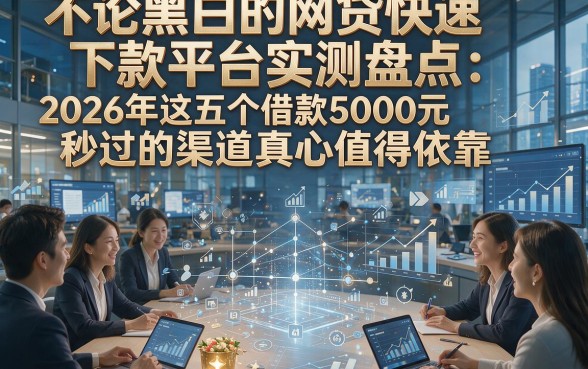 不论黑白的网贷快速下款平台实测盘点：2026年这五个借款5000元秒过的渠道真心值得依靠
