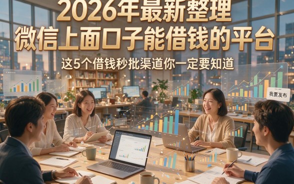 2026年最新整理：微信上面口子能借钱的平台，这5个借钱秒批渠道你一定要知道