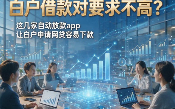 白户借款对要求不高？这几家自动放款app让白户申请网贷容易下款