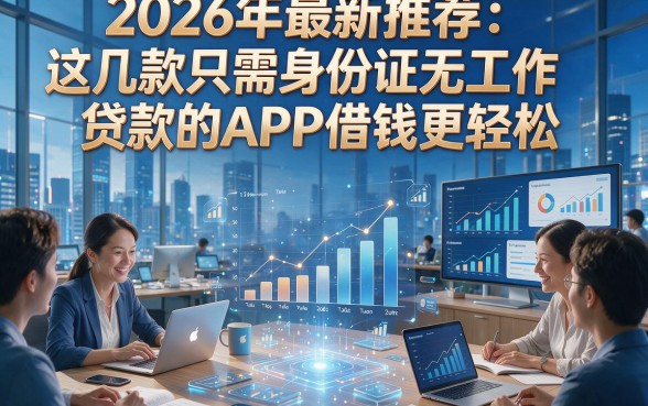 2026年最新推荐：这几款只需身份证无工作贷款的APP借钱更轻松
