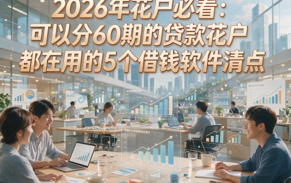 2026年花户必看：可以分60期的贷款花户都在用的5个借钱软件清点