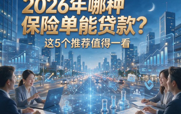 2026年哪种保险单能贷款？这5个推荐值得一看！