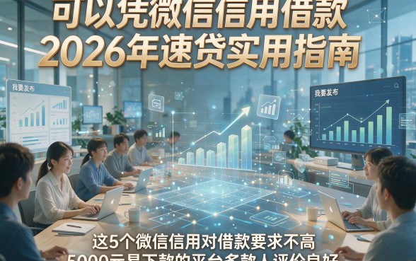 可以凭微信信用借款2026年速贷实用指南，这5个微信信用对借款要求不高5000元易下款的平台多数人评价良好