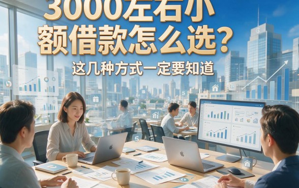 3000左右小额借款怎么选？这几种方式一定要知道