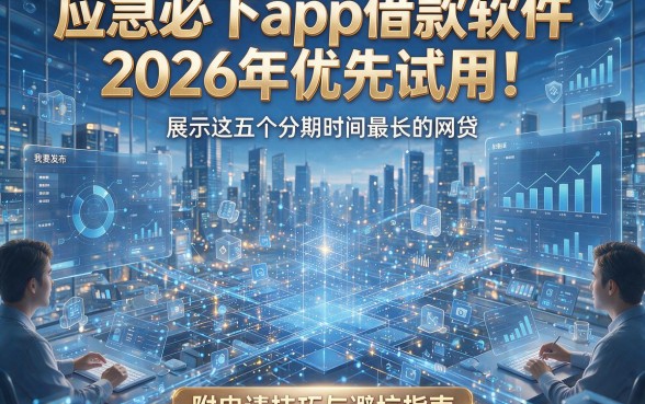 应急必下app借款软件2026年优先试用！展示这五个分期时间最长的网贷，附申请技巧与避坑指南