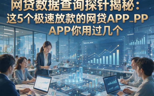 网贷数据查询探针揭秘：这5个极速放款的网贷APP你用过几个？