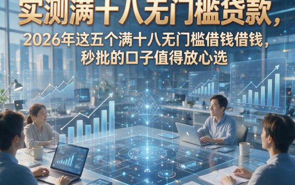 实测满十八无门槛贷款，2026年这五个满十八无门槛借钱秒批的口子值得放心选