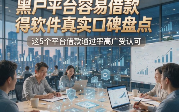 黑户平台容易借款得软件真实口碑盘点，这5个平台借款通过率高广受认可！