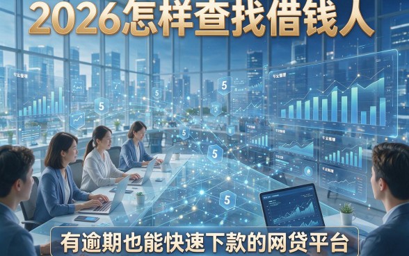 2026怎样查找借钱人，专业整理5个有逾期也能快速下款的网贷平台