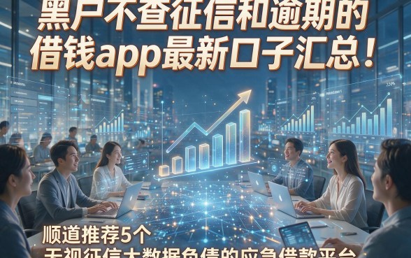 黑户不查征信和逾期的借钱app最新口子汇总！顺道推荐5个无视征信大数据负债的应急借款平台