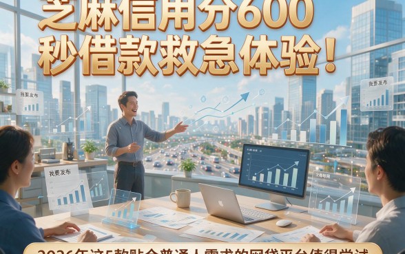 芝麻信用分600秒借款救急体验！2026年这5款贴合普通人需求的网贷平台值得尝试